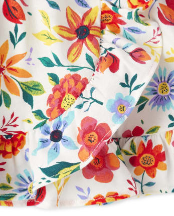 Toddler Girls Floral 2-Piece Outfit Set