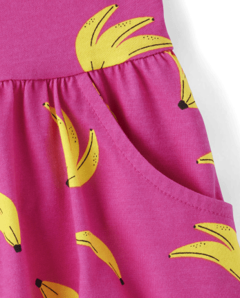 Baby And Toddler Girls Banana Tank Dress