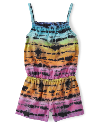 Baby And Toddler Girls Tie Dye Romper