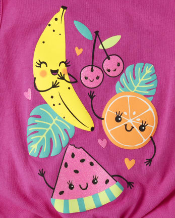 Toddler Girls Fruit 2-Piece Outfit Set
