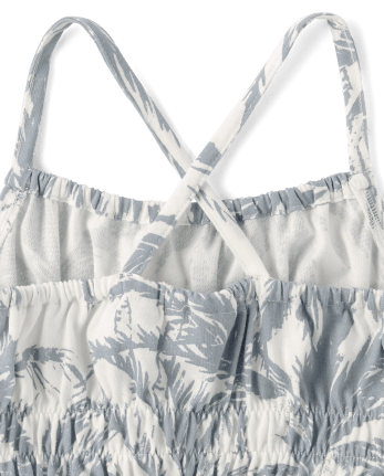 bébé et tout-petit, fille Famille assortie Palm Tree Ruffle Robes