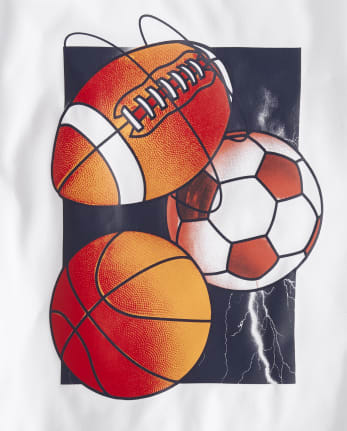 Top deportivo con gráfico para niños