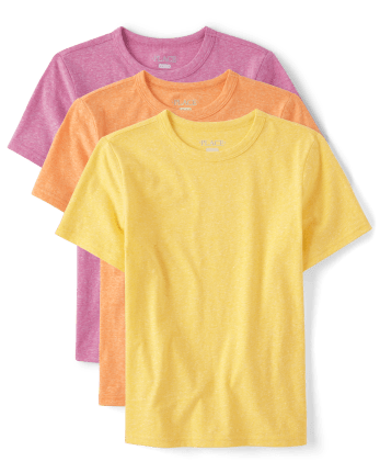 Unisex Kids Tee Shirt 3-Pack