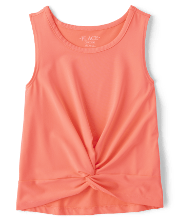 Camisetas sin mangas Niña Quick Dry Twist Front