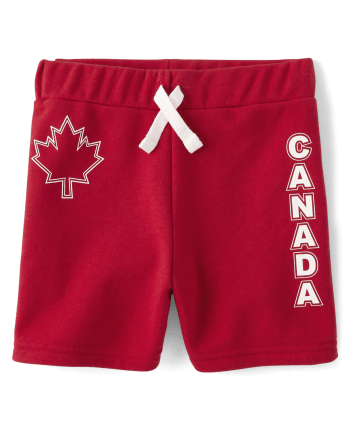 tout-petit Short Canada Tissu bouclette pour garçons