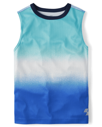 Boys Print Performance Muscle Tank Top