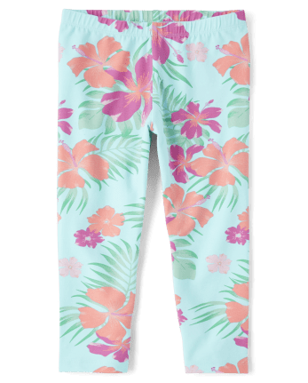 Leggings capri con estampado para niñas