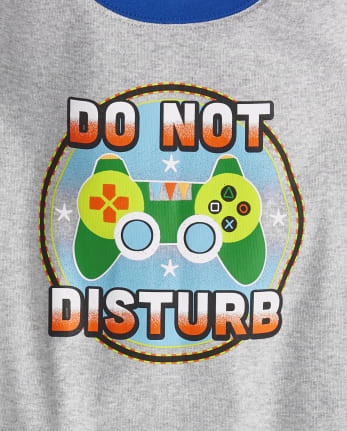 Pijama de algodón ajustado para niño Gamer