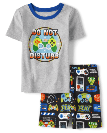 Boys Gamer Snug Fit Cotton Pajamas