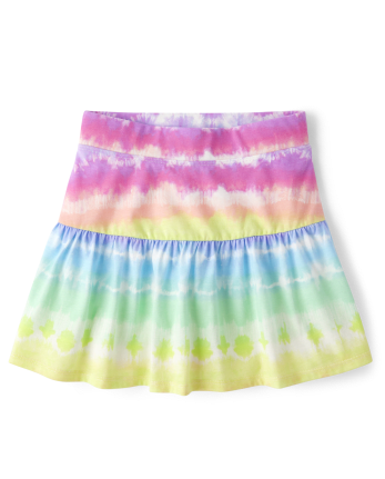 Off-White Kids tie dye-print skirt - Pink