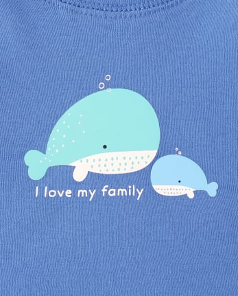 Baby Boys Whale Bodysuit 5-Pack