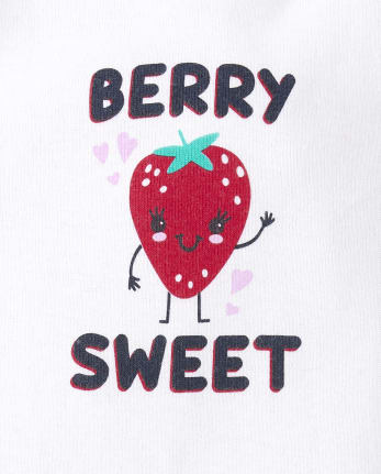 Baby Girls Strawberry Bodysuit 5-Pack