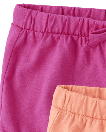 Baby Girls Ruffle Shorts 3-Pack