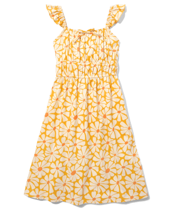 Tween Girls Print Flutter Dress