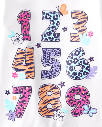 Baby And Toddler Girls Alphabet Graphic Tee 3-Pack