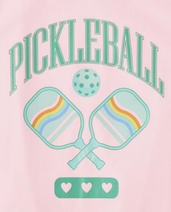 Girls Pickleball Graphic Tee