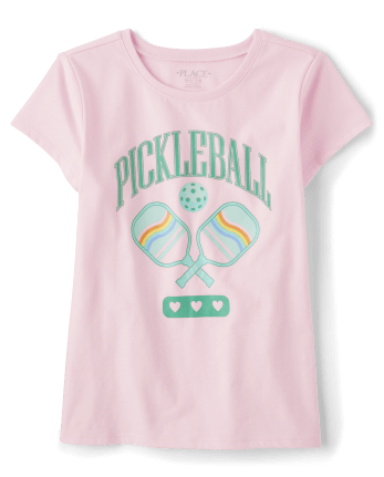 Girls Pickleball Graphic Tee