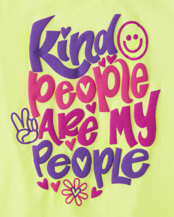 Niña Kind People Camisetas estampadas