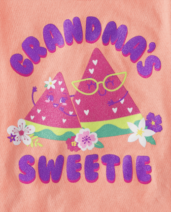 bébé et tout-petit, fille Grandma T-shirt imprimé