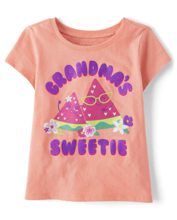 bébé et tout-petit, fille Grandma T-shirt imprimé
