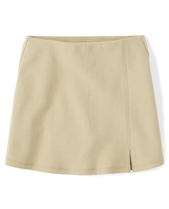 Girls Uniform Ponte Knit A Line Skort