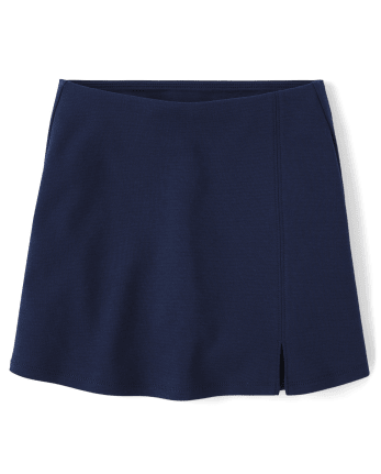Girls Uniform Ponte Knit A Line Skort TIDAL The Children s Place