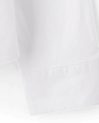 Girls Uniform Poplin Button Up Shirt