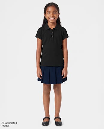 Falda pantalón niña Uniform Quick Dry Plisada - TIDAL