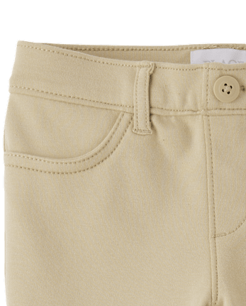 Pantalones acampanados sin cordones de punto Ponte de uniforme para niñas