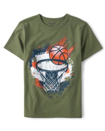 Boys Basketball Graphic Tee