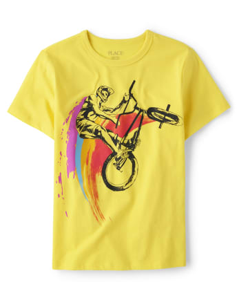 Boys Bicycle Graphic Tee