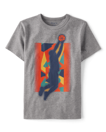 Boys Basketball Player Graphic Tee