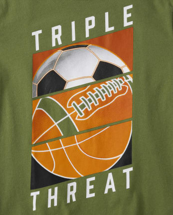 Camisetas estampadas Triple Threat para niños