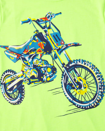 Boys Motorcycle Graphic Tee