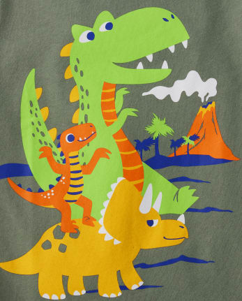 Baby And Toddler Boys Dino Graphic Tee