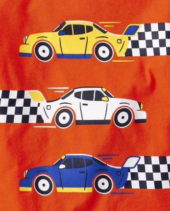 Baby And Toddler Boys Racecar Graphic Tee