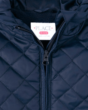 Chaqueta acolchada acolchada para niñas