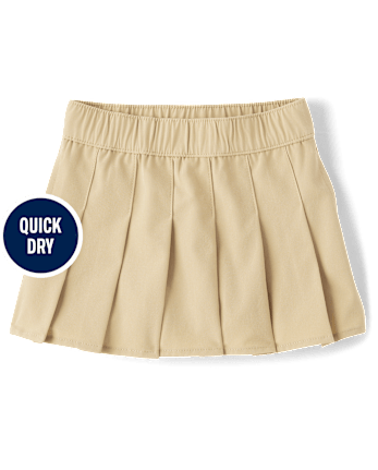 Toddler Girls Uniform Quick Dry Pleated Skort