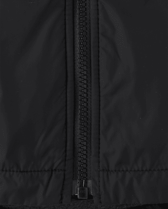 Baby And Toddler Boys Windbreaker Jacket - BLACK