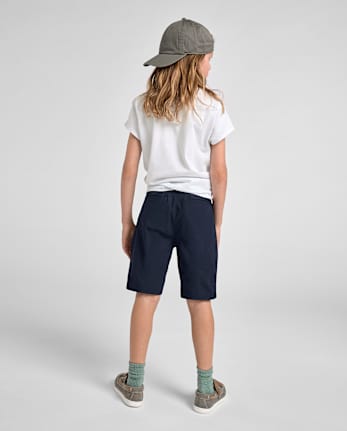 Shorts chinos uniformes de secado rápido para niños