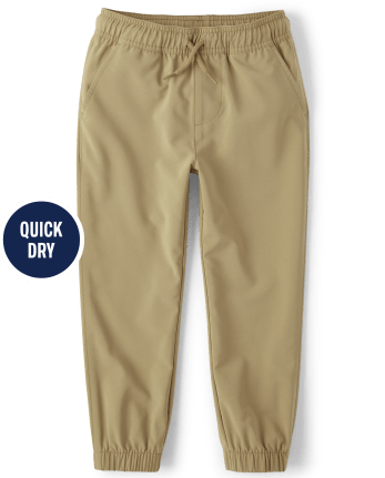 Boys Quick Dry Pull On Jogger Pants