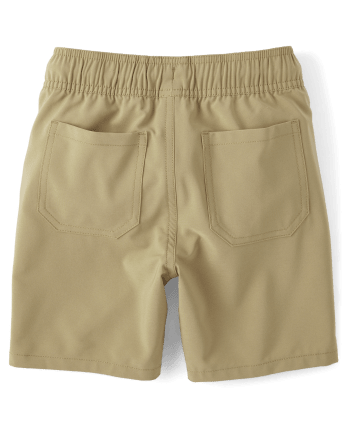 Boys Quick Dry Pull On Jogger Shorts