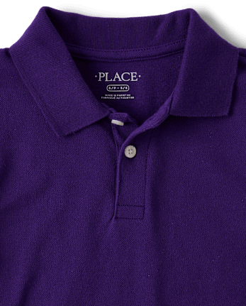 Boys Uniform Soft Pique Polo 3-Pack - REGAL VIOLET