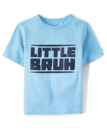 Toddler Graphic Blue Short-sleeve Tee