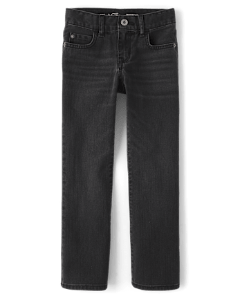 Boys Bootcut Jeans - Slim - BLACK WASH
