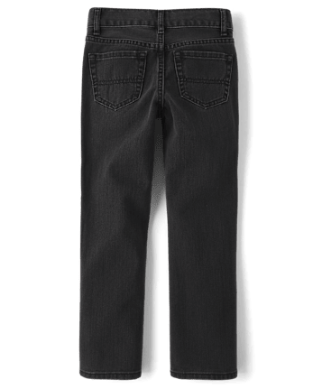 Boys Bootcut Jeans - Slim - BLACK WASH