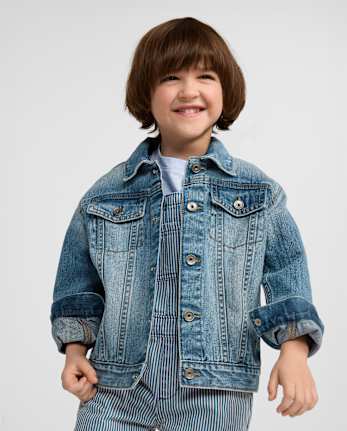 Baby And Niños pequeños Boys Jeans / Chaqueta Mezclilla