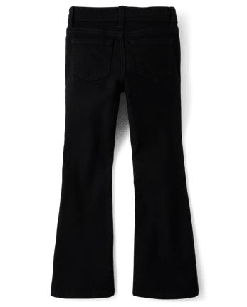 Jeans acampanados ajustados para niñas