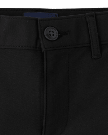 Pantalon chino skinny premium à séchage rapide pour uniforme de garçon