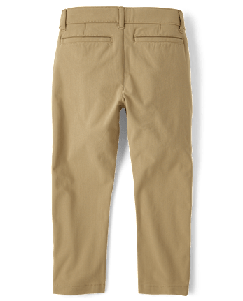 Pantalones chinos ajustados de secado rápido uniformes para niños